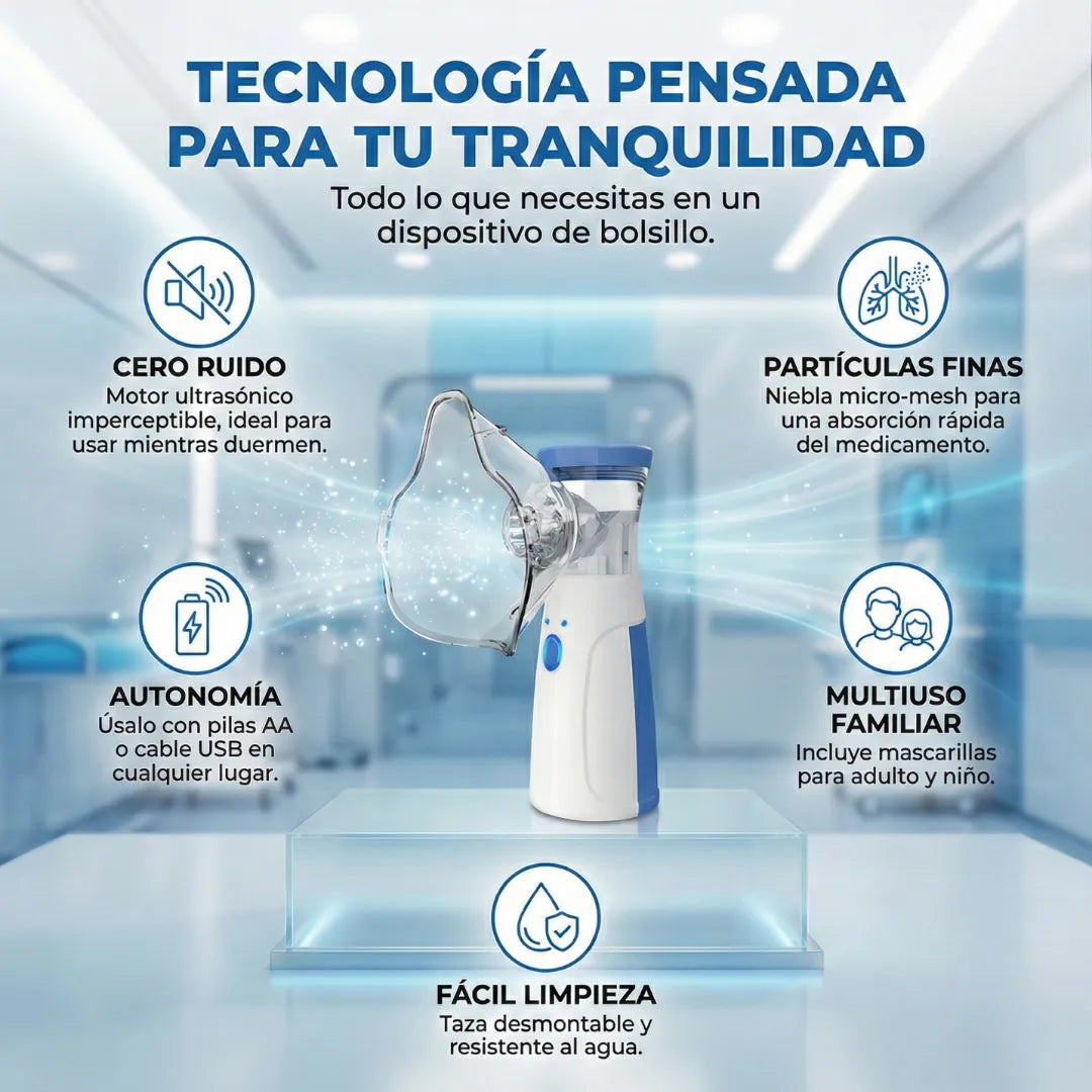 Nebulizador Portátil Inhalador