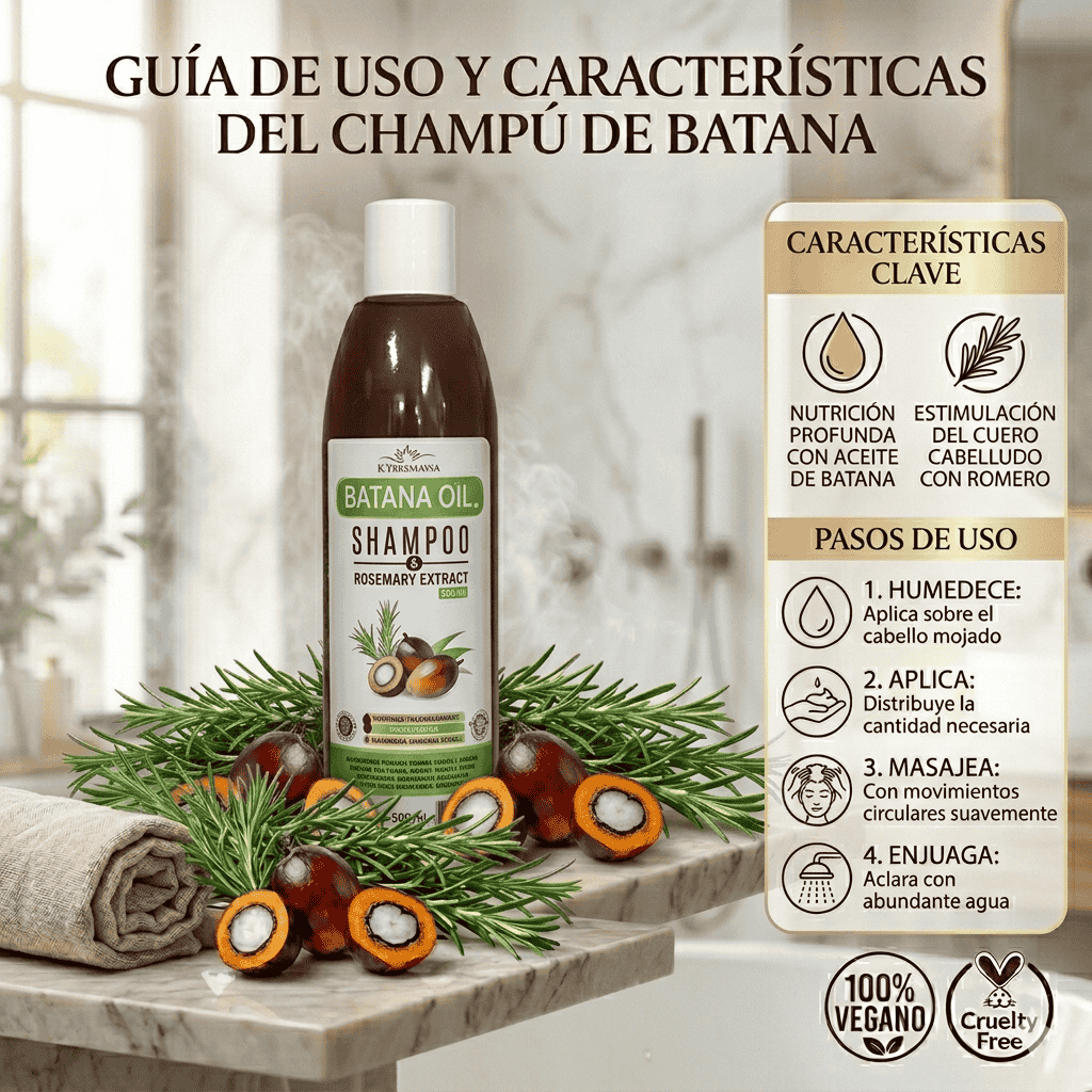 Pack Rescate Capilar: Champú + Aceite de Batana 100% Puro