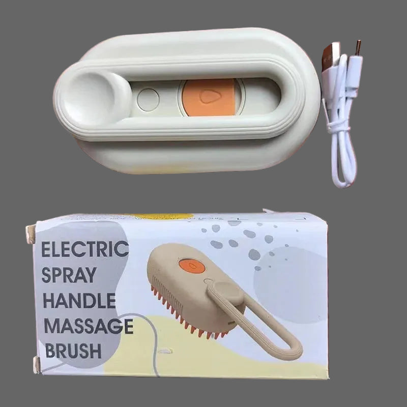Cepillo de vapor 3 en 1 para gatos y perros.