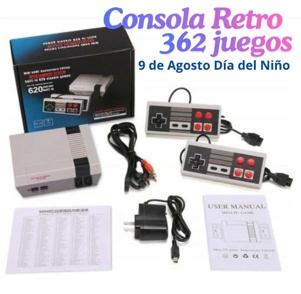 CONSOLA RETRO CLÁSICA 620 JUEGOS