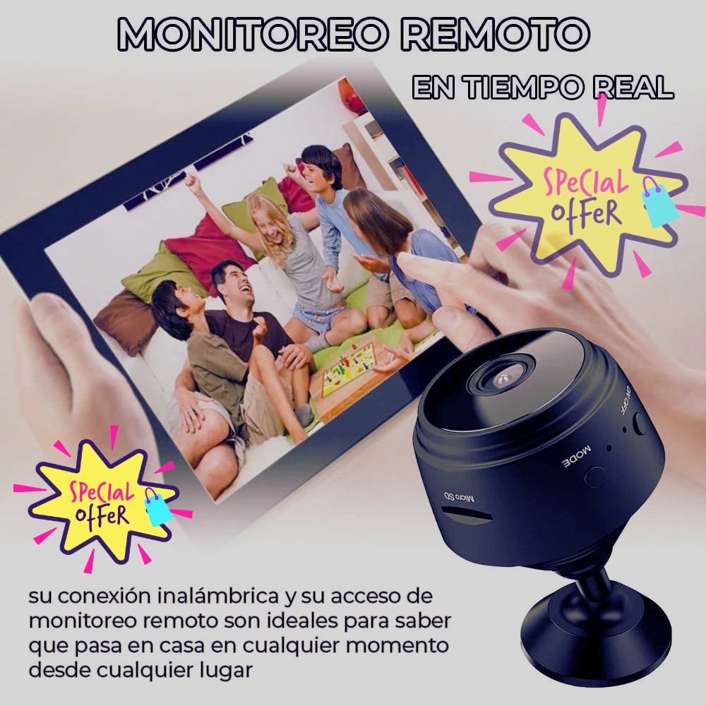 Mini Cámara de Seguridad HD WiFi