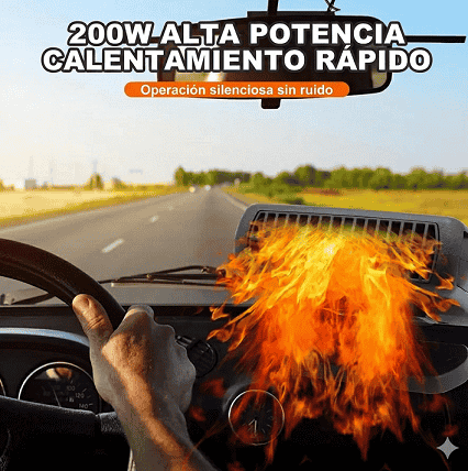 Calefactor Portátil para Automóvil