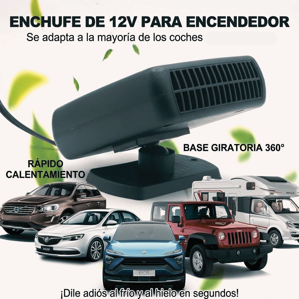 Calefactor Portátil para Automóvil