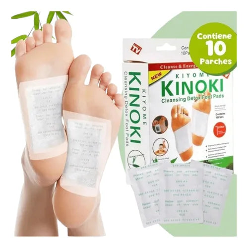 Parches Desintoxicantes Kinoki para Pies