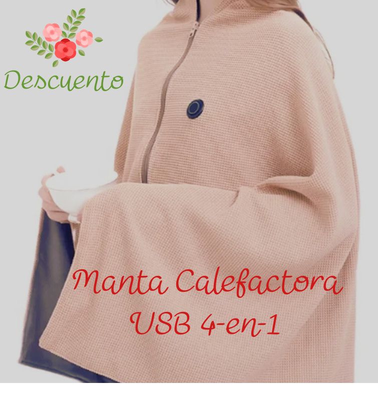 Manta Calefactora  4-en-1 USB