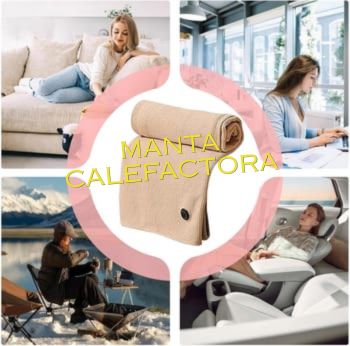 Manta Calefactora  4-en-1 USB