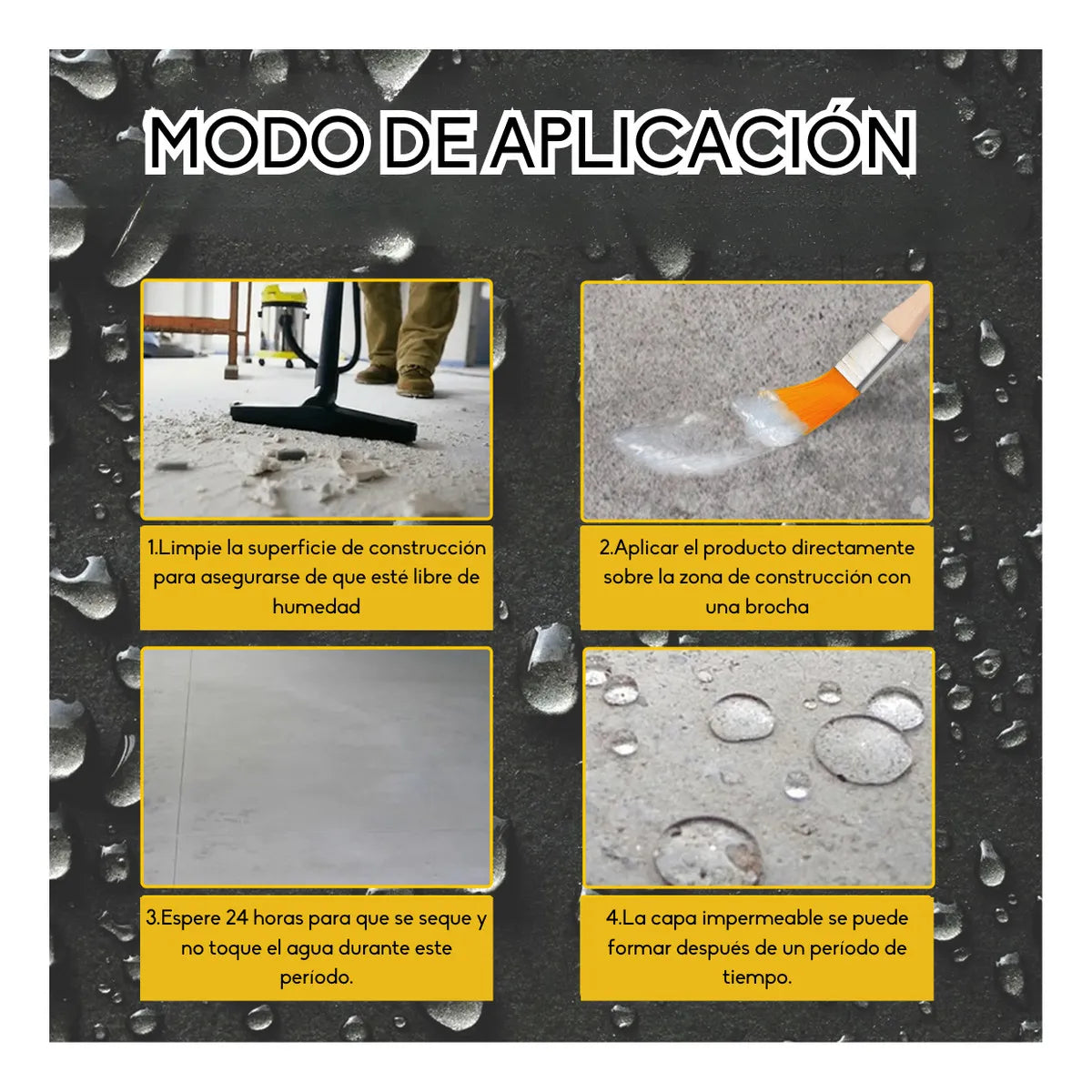 Sellador Goteras Impermeabilizante -PACK 3-